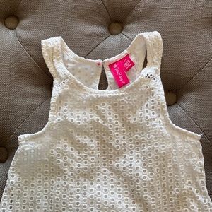 Lilly Pulitzer for Target White Eyelet Top 2T NWOT